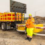 US Traffic Control Barricade Attenuator Truck Equipment