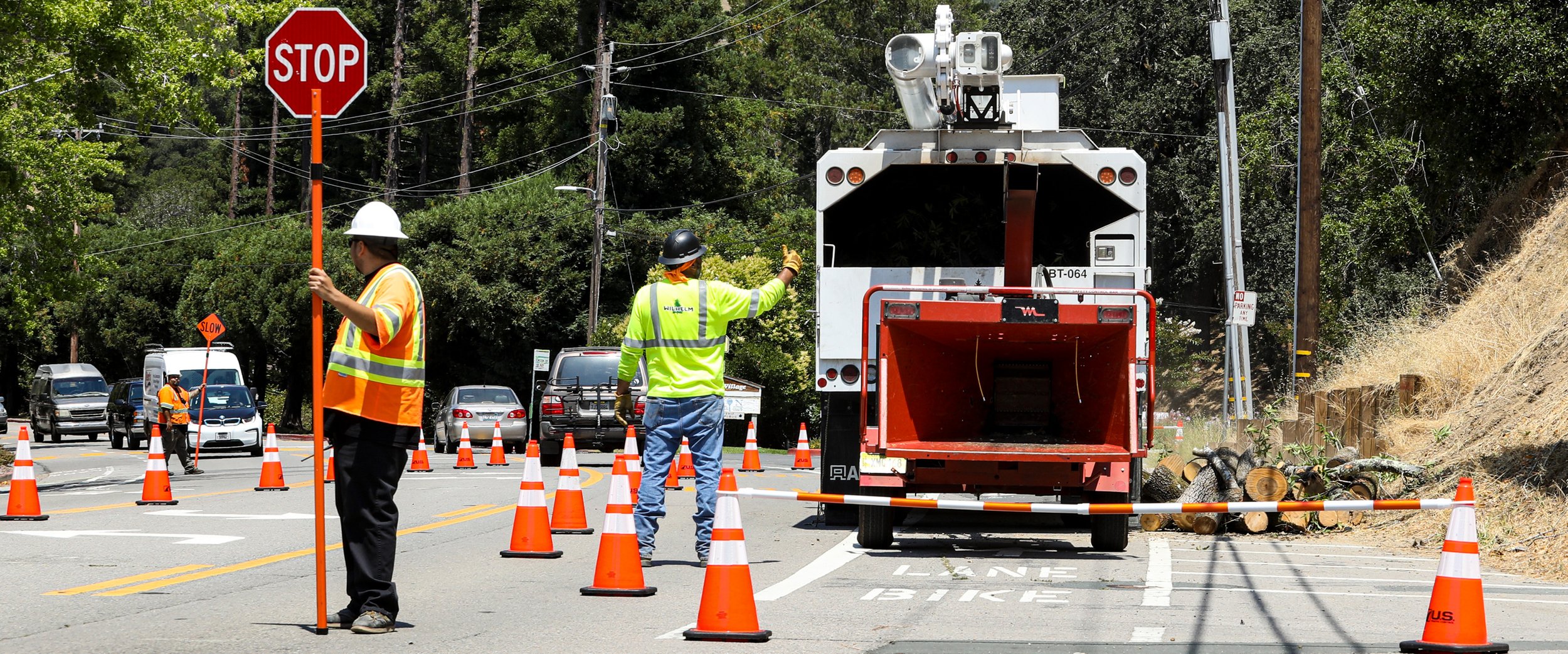 US Traffic Control Maintenance of Traffic and Tree Work
