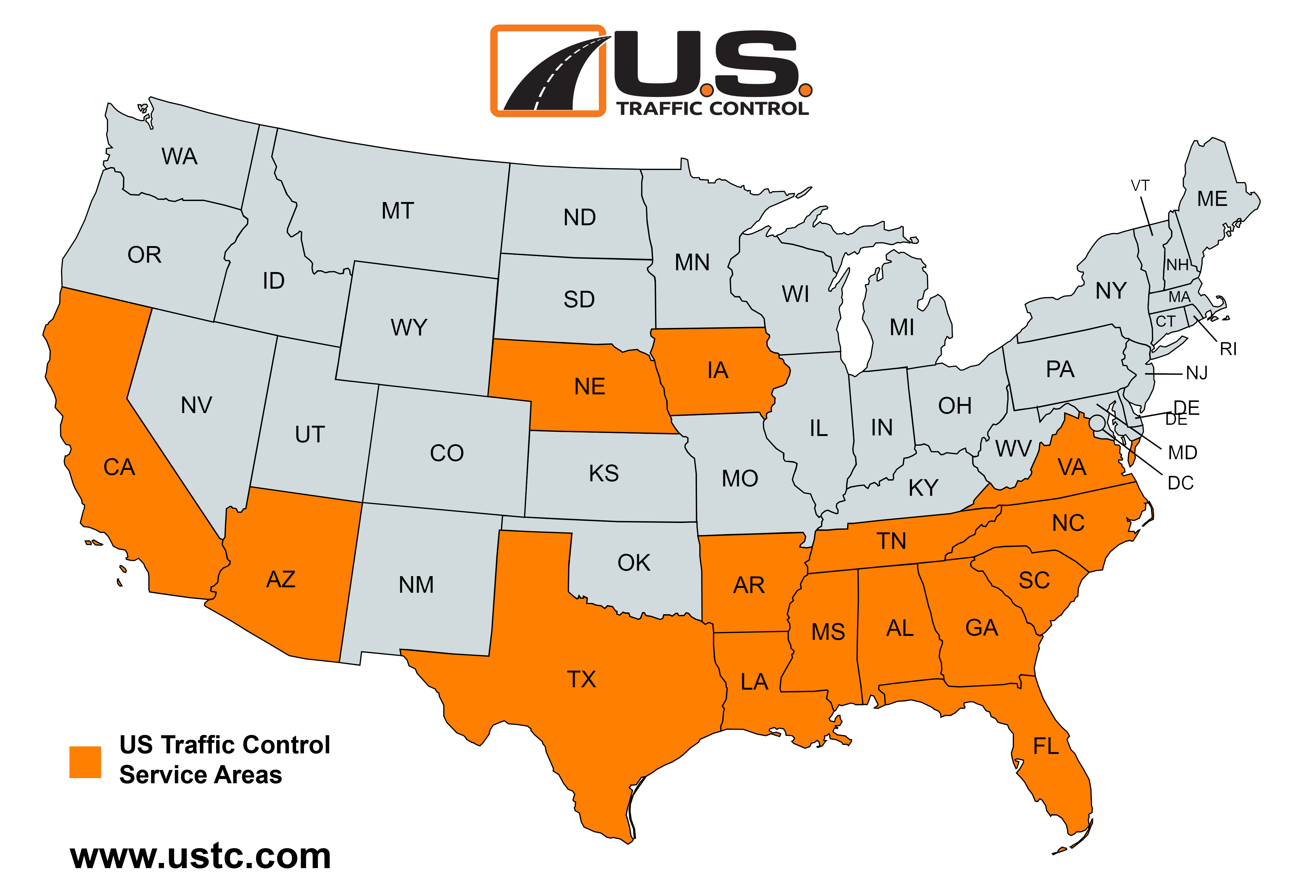 US Traffic Control Service Area Traffic Control Service Area US Traffic Control