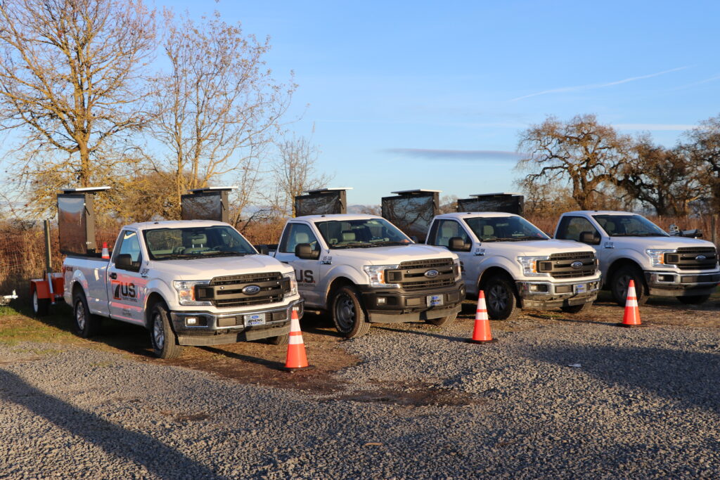 US Traffic Control Equipment Fleet Trucks
