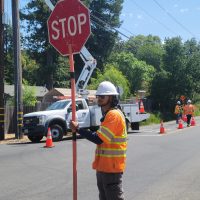 US Traffic Control provides temporary traffic control operations for utility work across the country